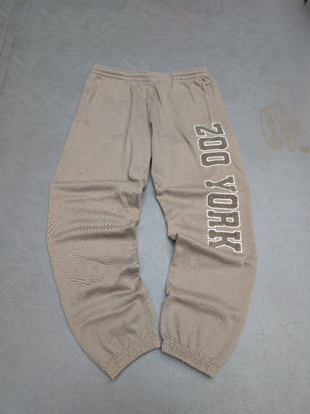 Zoo York Spellout Fleece Jogger Sweatpants Olive Medium Skate Y2K Streetwear